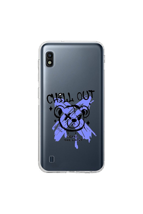 Samsung Galaxy A10 Uyumlu Şeffaf Kılıf Graffiti 8 Tasarımlı