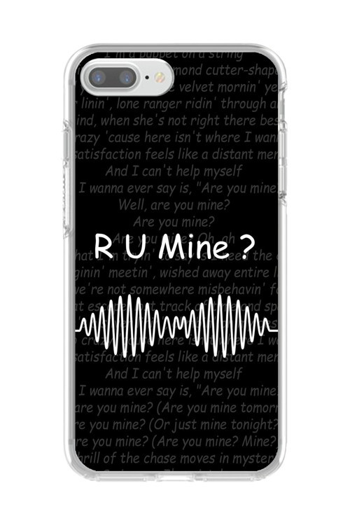 İphone 7 Plus Uyumlu Şeffaf Kılıf R U Mine Couple (Çift) Tasarımlı