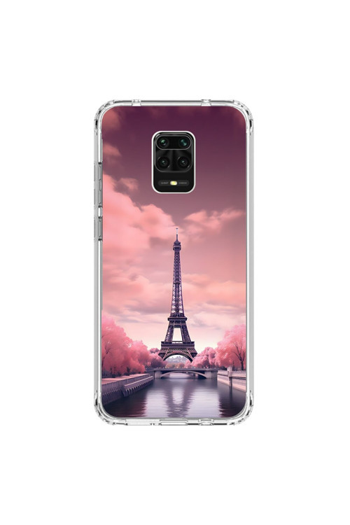 Xiaomi Redmi Note 9 Pro Uyumlu Şeffaf Kılıf Paris 3 Tasarımlı