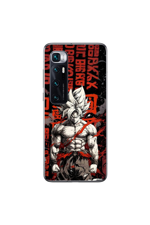 Xiaomi Mi 10 Pro Uyumlu Şeffaf Kılıf Dragon Ball-Z 1 Tasarımlı