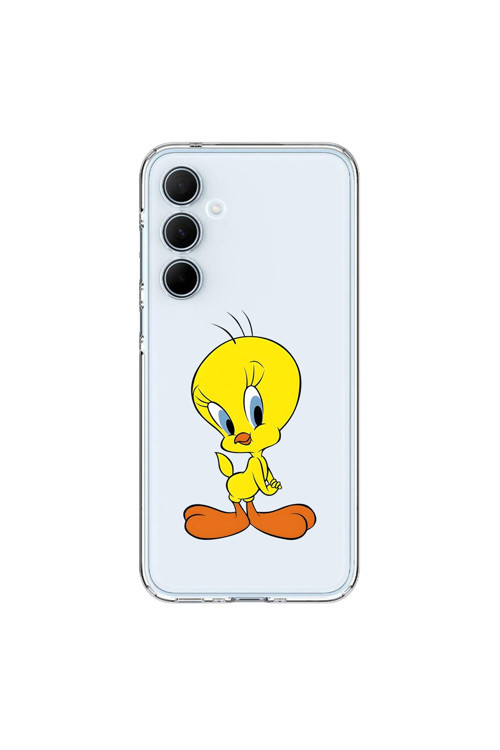 Samsung Galaxy A35 Uyumlu Şeffaf Kılıf Cartoon 17 Tasarımlı