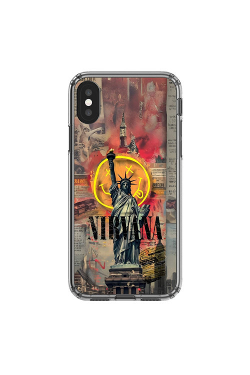 İphone Xs Max Uyumlu Şeffaf Kılıf Aesthetic 3 Tasarımlı