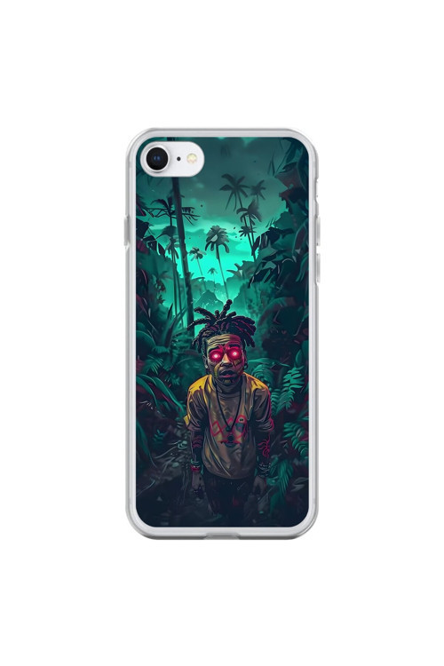 İphone 6S Uyumlu Şeffaf Kılıf Aesthetic 7 Tasarımlı