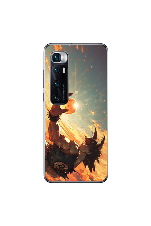 Xiaomi Mi 10 Pro Uyumlu Şeffaf Kılıf Dragon Ball-Z 3 Tasarımlı