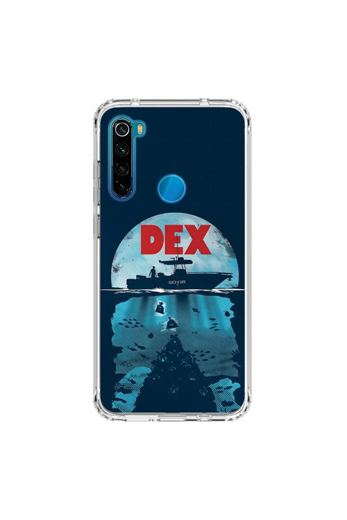 Xiaomi Redmi Note 8 Uyumlu Şeffaf Kılıf Dexter Tasarımlı