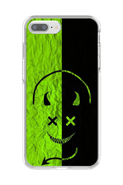 İphone 7 Plus Uyumlu Şeffaf Kılıf Devil 1 Tasarımlı