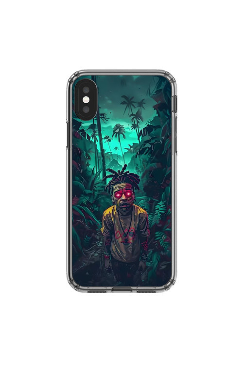 İphone Xs Max Uyumlu Şeffaf Kılıf Aesthetic 7 Tasarımlı