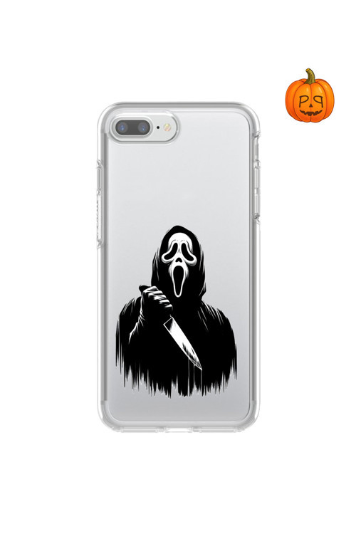 Ppkin Dali Design İphone 8 Plus Uyumlu Şeffaf Kılıf Horror 3 Tasarımlı