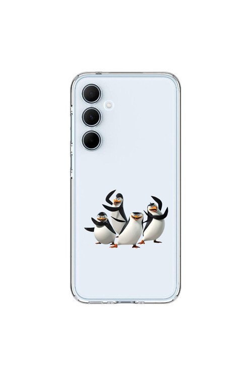Samsung Galaxy A35 Uyumlu Şeffaf Kılıf Cartoon 8 Tasarımlı