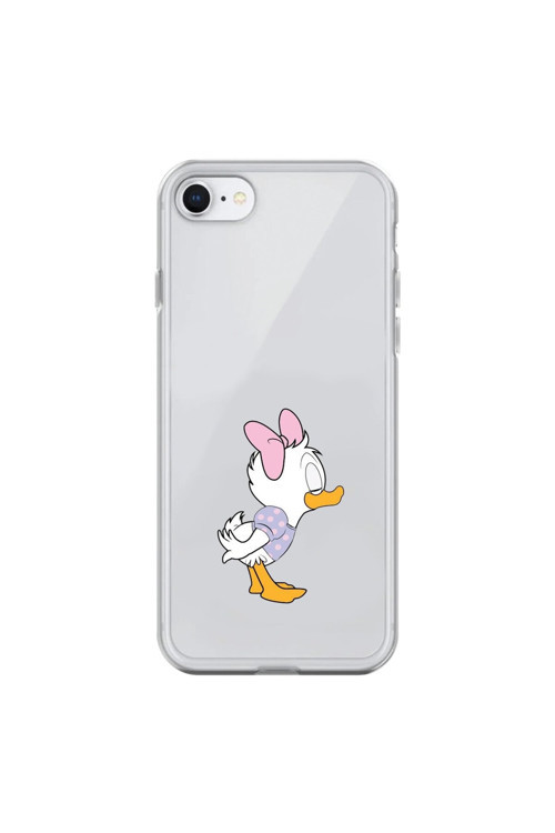 İphone 6S Uyumlu Şeffaf Kılıf Couple Ördek 1 Tasarımlı