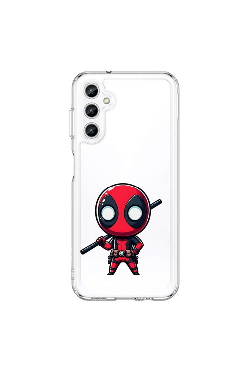Samsung Galaxy A25 Uyumlu Şeffaf Kılıf Chibi 8 Tasarımlı