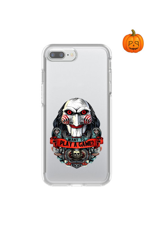 Ppkin Dali Design İphone 8 Plus Uyumlu Şeffaf Kılıf Horror 7 Tasarımlı