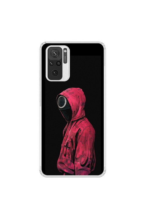Xiaomi Redmi Note 10 Uyumlu Şeffaf Kılıf Squid Game Tasarımlı
