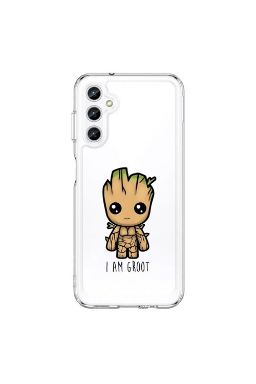Samsung Galaxy A25 Uyumlu Şeffaf Kılıf Chibi 1 Tasarımlı