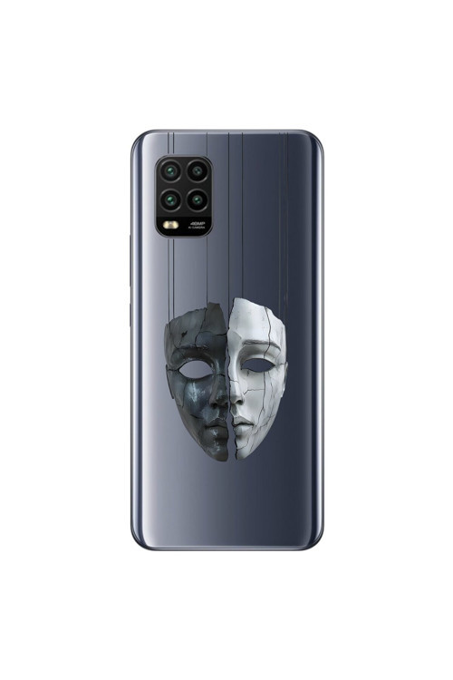 Xiaomi Mi 10 Lite Uyumlu Şeffaf Kılıf Estetik Yüz 8 Tasarımlı
