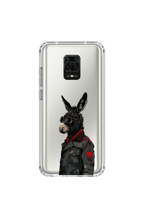 Xiaomi Redmi Note 9 Pro Uyumlu Şeffaf Kılıf Cool Eşek Tasarımlı