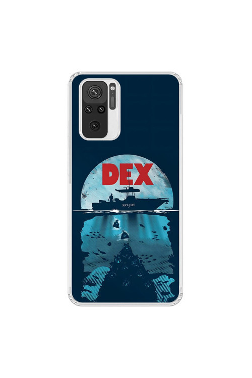 Xiaomi Redmi Note 10 Uyumlu Şeffaf Kılıf Dexter Tasarımlı