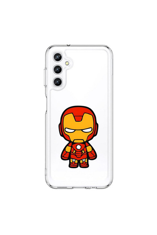 Samsung Galaxy A25 Uyumlu Şeffaf Kılıf Chibi 2 Tasarımlı