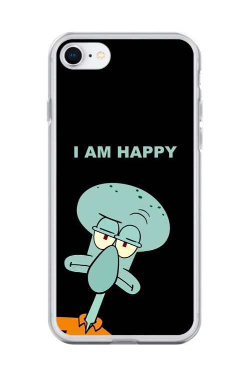 İphone 7 Uyumlu Şeffaf Kılıf Sponge Bob Tasarımlı 3