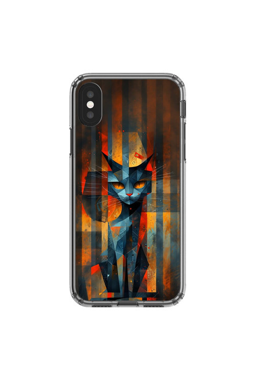 İphone Xs Max Uyumlu Şeffaf Kılıf Aesthetic 2 Tasarımlı
