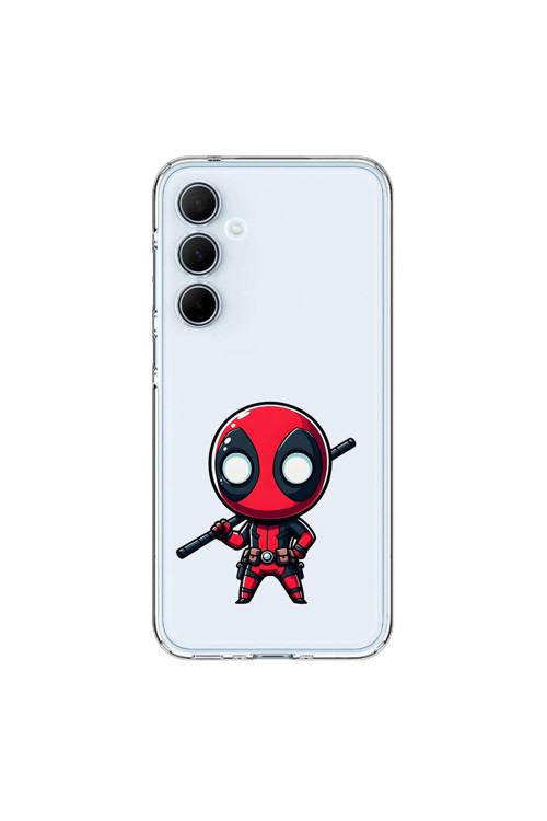 Samsung Galaxy A35 Uyumlu Şeffaf Kılıf Chibi 8 Tasarımlı