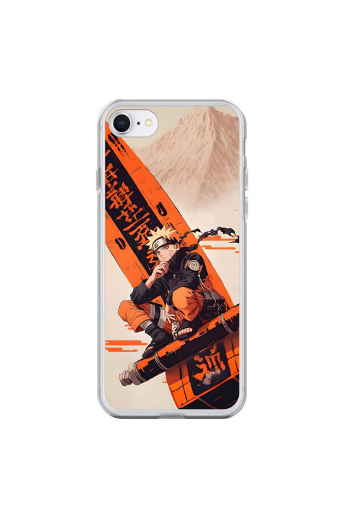 İphone 7 Uyumlu Şeffaf Kılıf Naruto Tasarımlı