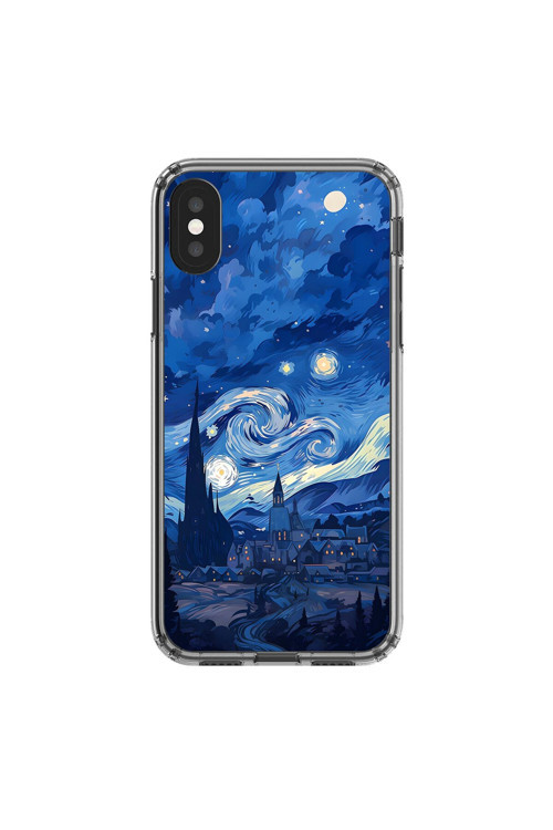 İphone Xs Max Uyumlu Şeffaf Kılıf Aesthetic 8 Tasarımlı