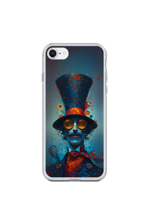 İphone 7 Uyumlu Şeffaf Kılıf Tablo 3 Tasarımlı