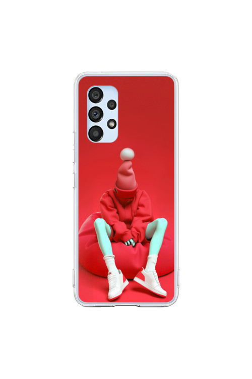 Samsung Galaxy A53 Uyumlu Şeffaf Kılıf No Face 7 Tasarımlı