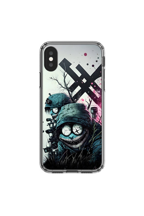 İphone Xs Max Uyumlu Şeffaf Kılıf Aesthetic 6 Tasarımlı