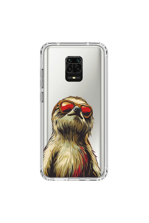 Xiaomi Redmi Note 9 Pro Uyumlu Şeffaf Kılıf Cool Tembel Tasarımlı