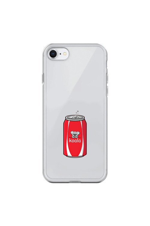 İphone 8 Uyumlu Şeffaf Kılıf Fast Food 4 Tasarımlı