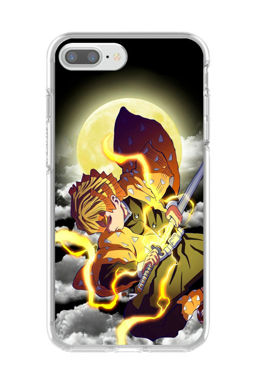 İphone 7 Plus Uyumlu Şeffaf Kılıf Demon Slayer Tasarımlı 2