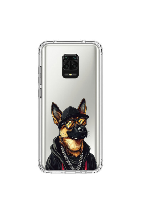 Xiaomi Redmi Note 9 Pro Uyumlu Şeffaf Kılıf Cool Köpek Tasarımlı