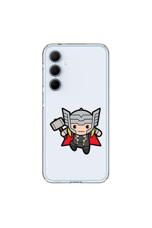 Samsung Galaxy A35 Uyumlu Şeffaf Kılıf Chibi 5 Tasarımlı