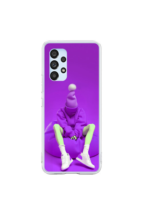 Samsung Galaxy A53 Uyumlu Şeffaf Kılıf No Face 6 Tasarımlı