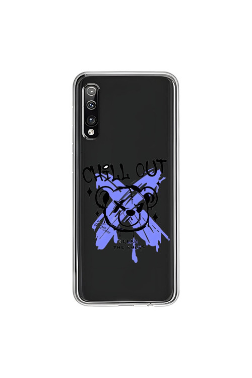Samsung Galaxy A50 Uyumlu Şeffaf Kılıf Graffiti 8 Tasarımlı