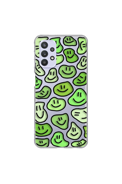 Samsung Galaxy A32 Uyumlu Şeffaf Kılıf Wallpaper 9 Tasarımlı