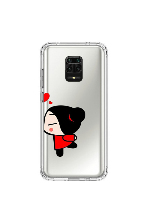 Xiaomi Redmi Note 9 Pro Uyumlu Şeffaf Kılıf Couple Garry 2 Tasarımlı