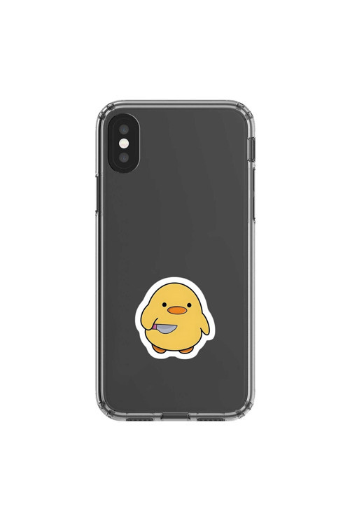 İphone Xs Max Uyumlu Şeffaf Kılıf Couple Civciv 1 Tasarımlı