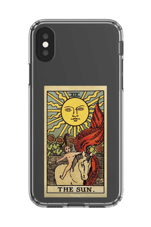 İphone X Uyumlu Şeffaf Kılıf The Sun Tasarımlı