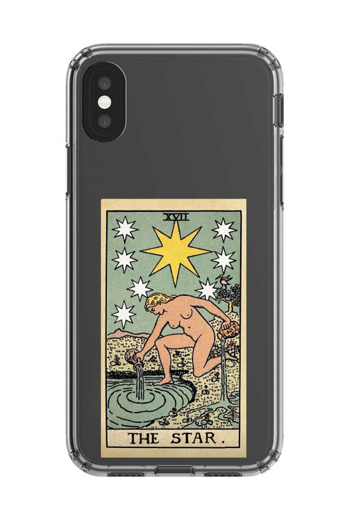 İphone X Uyumlu Şeffaf Kılıf The Star Tasarımlı