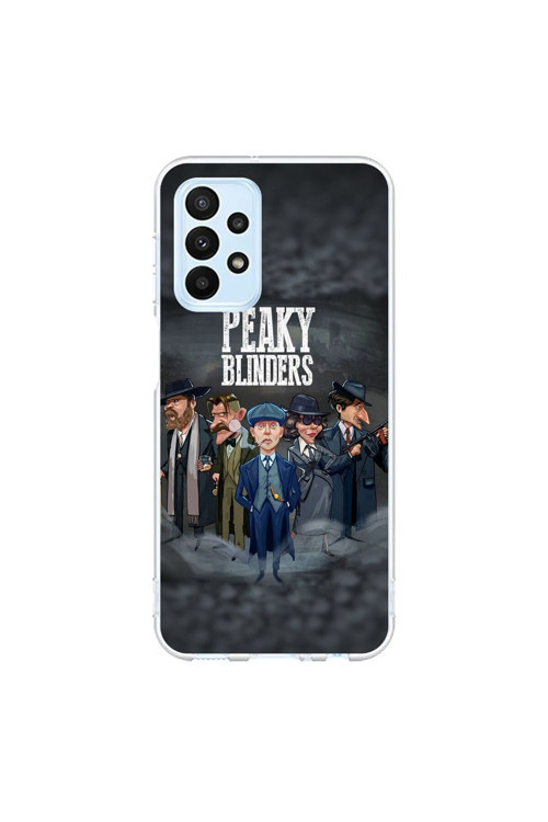 Samsung Galaxy A23 Uyumlu Şeffaf Kılıf Peaky Blinders Tasarımlı