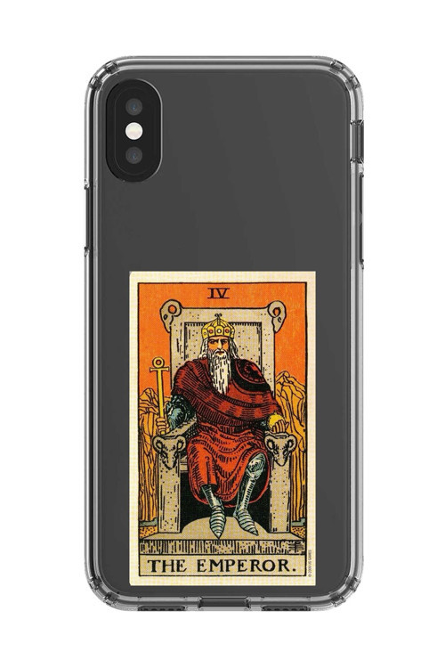 İphone X Uyumlu Şeffaf Kılıf The Emperor Tasarımlı