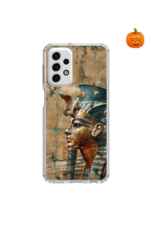 Samsung Galaxy A33 Uyumlu Şeffaf Kılıf Antik Mısır 6 Tasarımlı