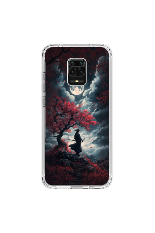 Xiaomi Redmi Note 9 Pro Uyumlu Şeffaf Kılıf Samurai 2 Tasarımlı