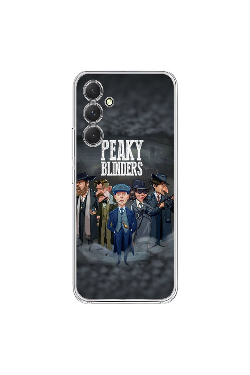 Samsung Galaxy A54 Uyumlu Şeffaf Kılıf Peaky Blinders Tasarımlı