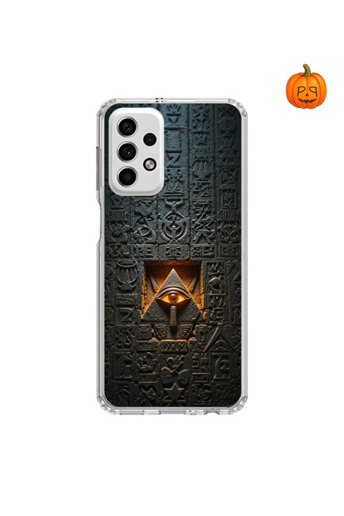 Samsung Galaxy A33 Uyumlu Şeffaf Kılıf Antik Mısır 4 Tasarımlı