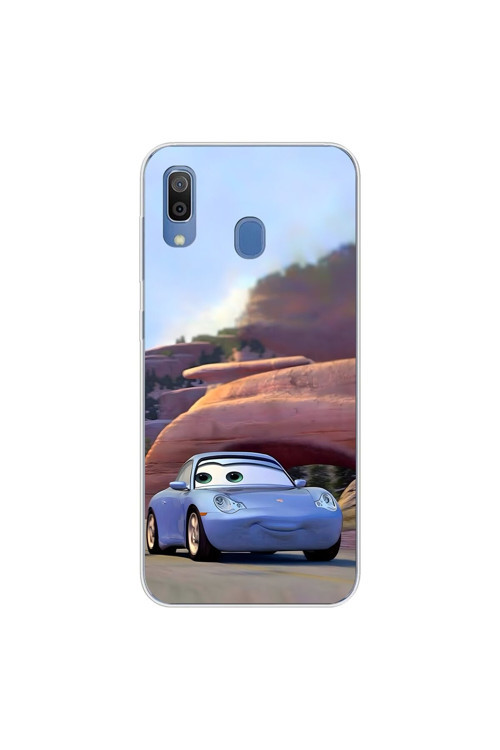 Samsung Galaxy A20 Uyumlu Şeffaf Kılıf Couple Sally 2 Tasarımlı