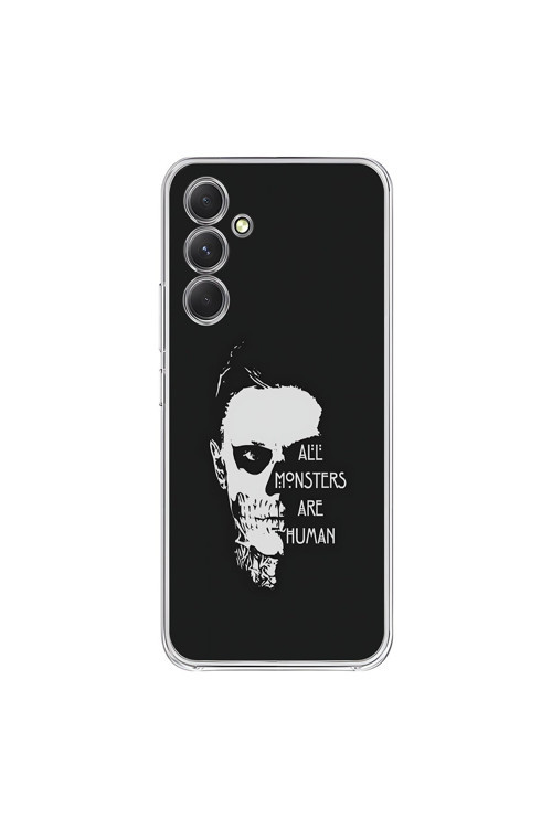 Samsung Galaxy A54 Uyumlu Şeffaf Kılıf American Horror Story Tasarımlı